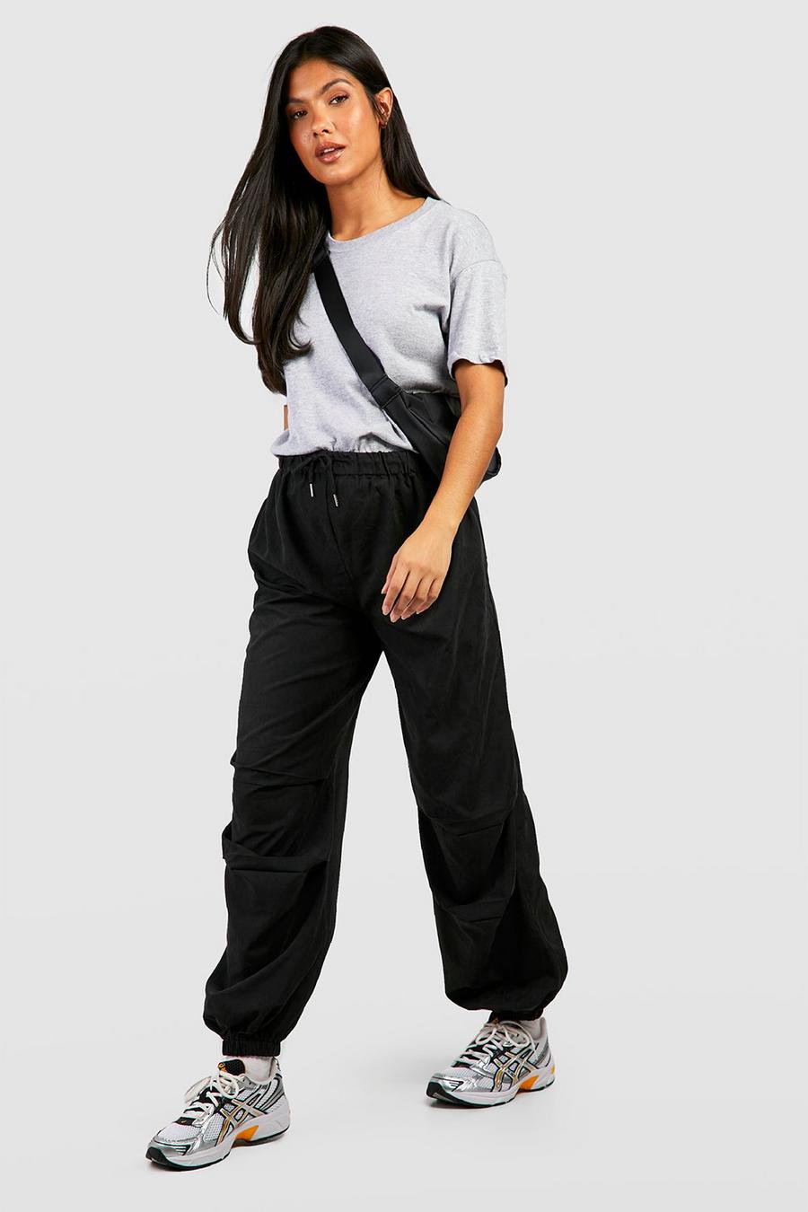 Maternity Relaxed Soft Touch Woven Cargo Track Pants image number 1