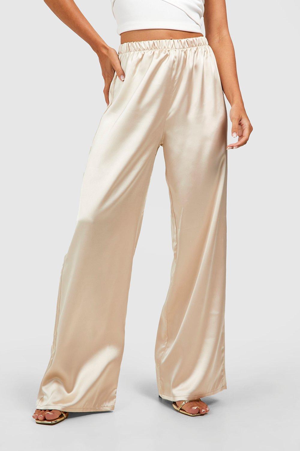 Satin Wide Leg Pants