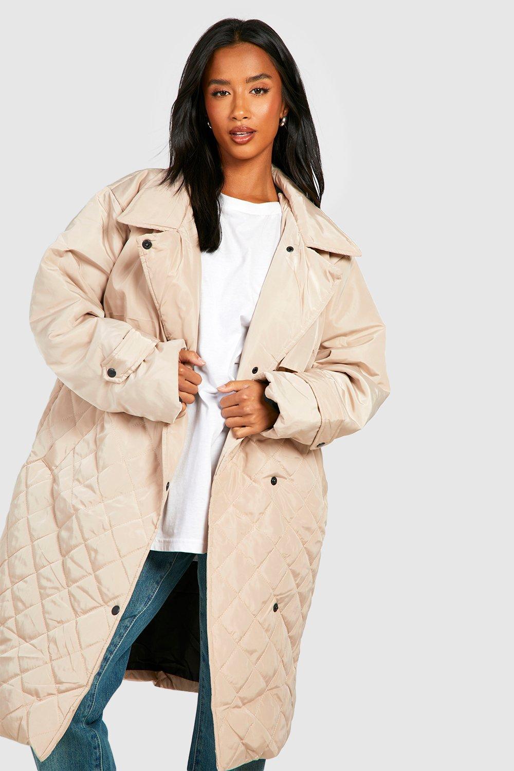 Beige hotsell trench jacket