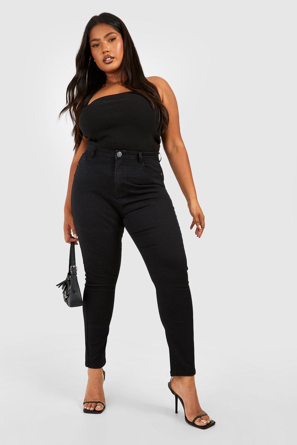 Plus Butt Shaper High Rise Skinny Jeans