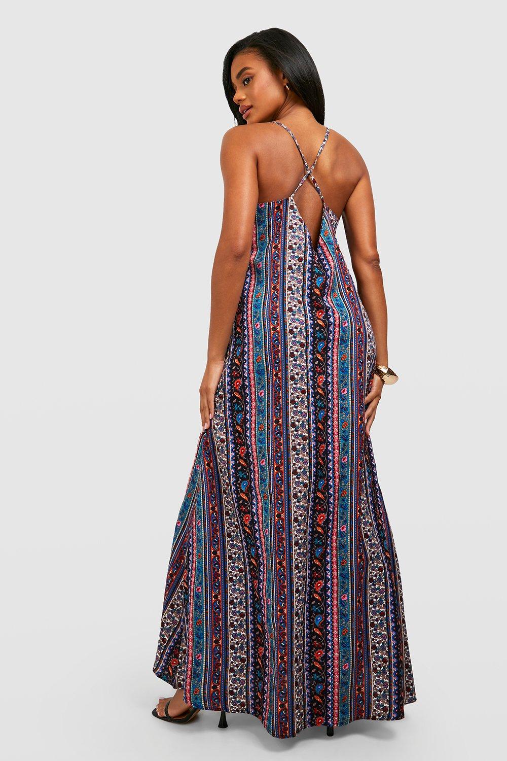 Boohoo boho maxi store dress