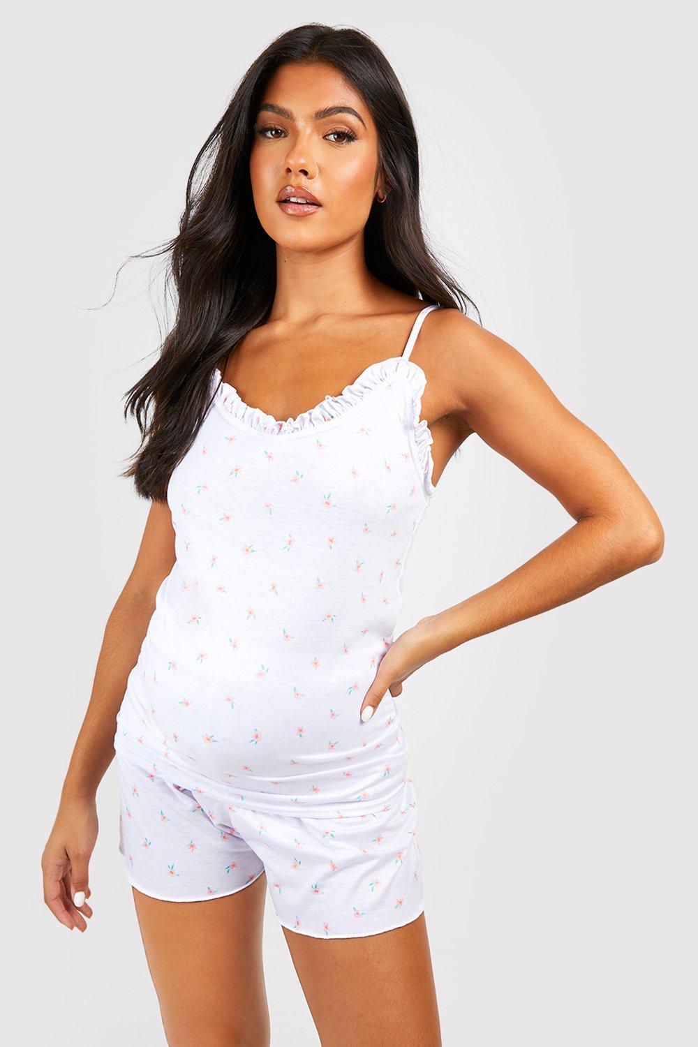 Maternity Star Print Pants Pajama Set