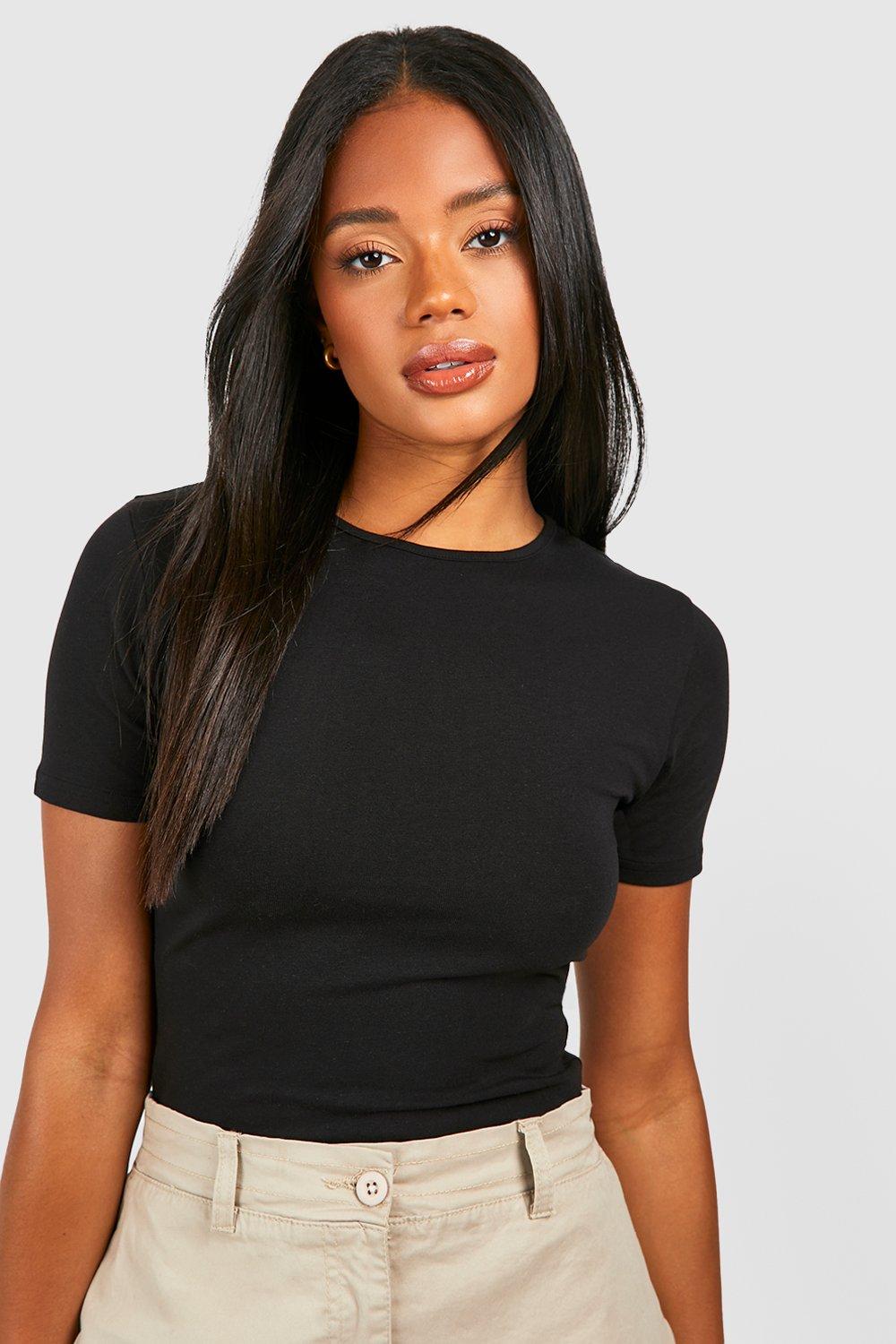 The Short-Sleeve Crew Neck Bodysuit