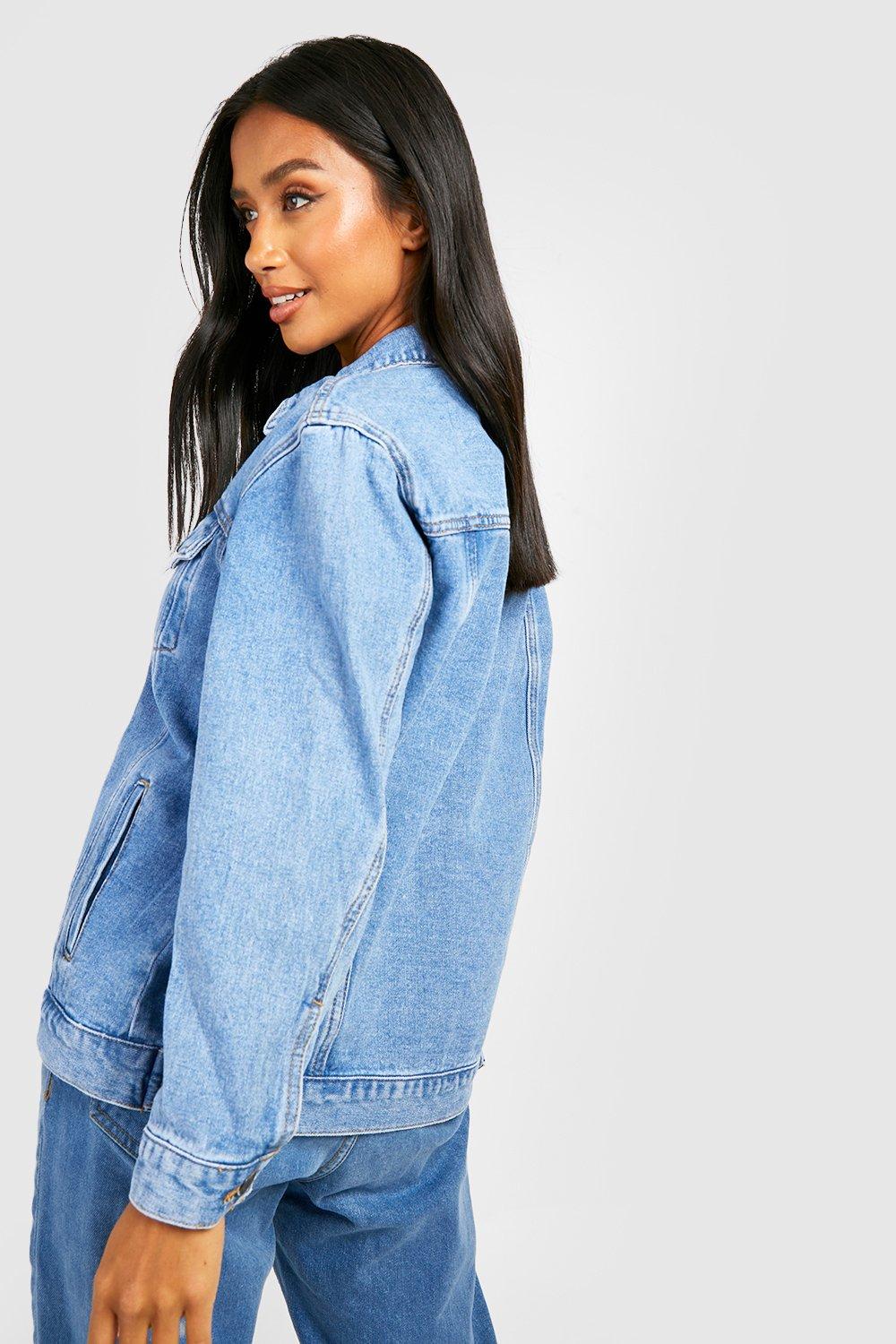 Boohoo petite hot sale denim jacket