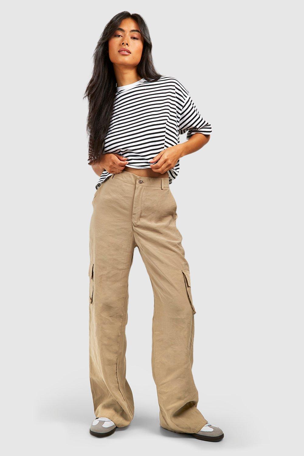 Soft Touch Pleat Front Cargo Pants