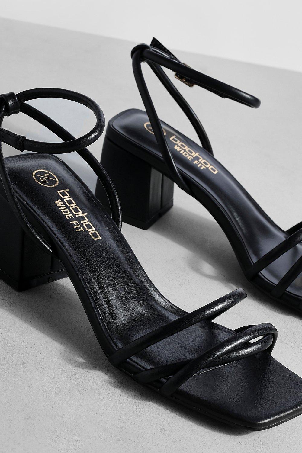 Boohoo store black sandals