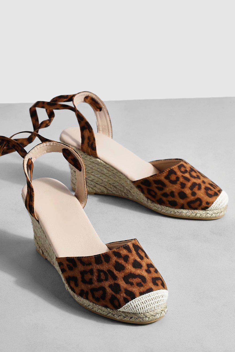 Animal print store wedges uk