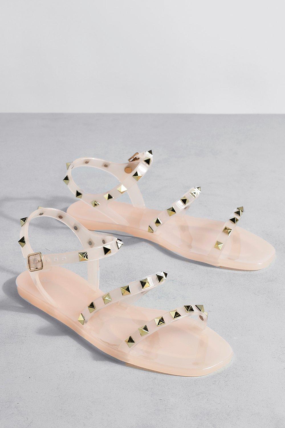 Studded jelly hot sale strap sandals