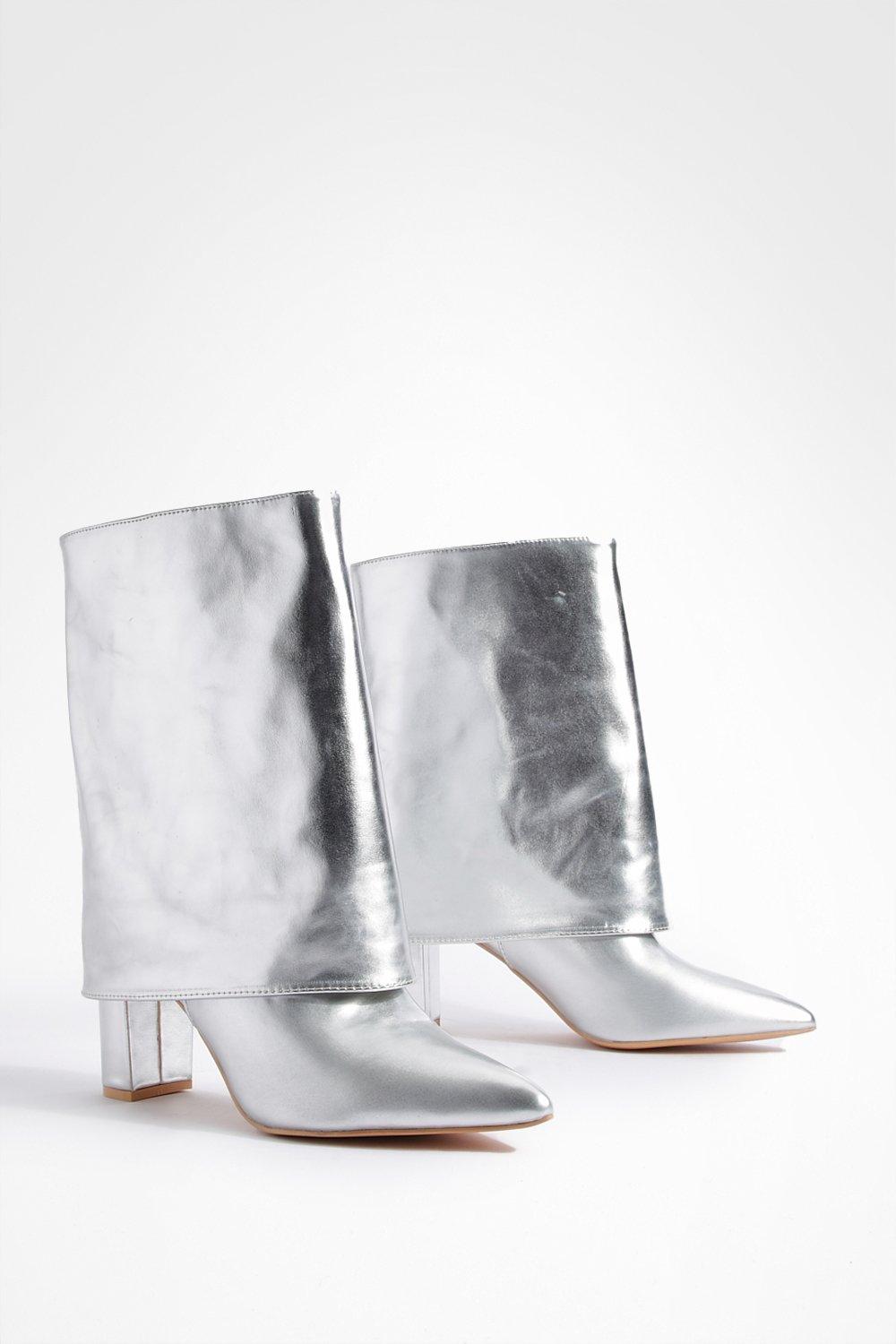 Gray on sale calf boots