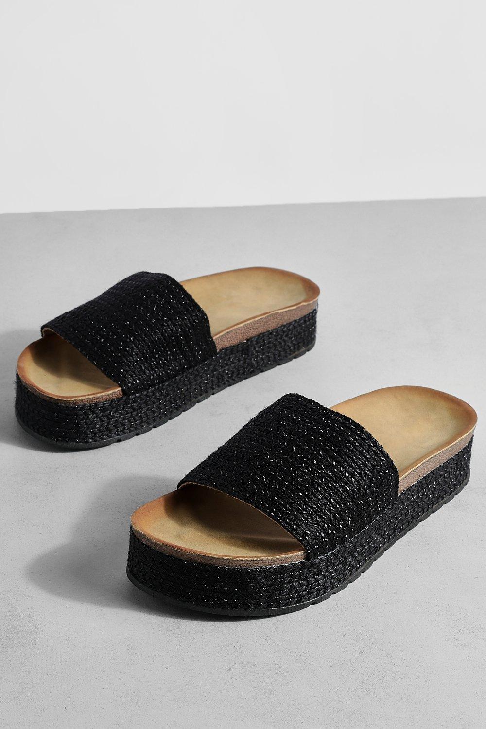 Flatform hot sale sandals boohoo