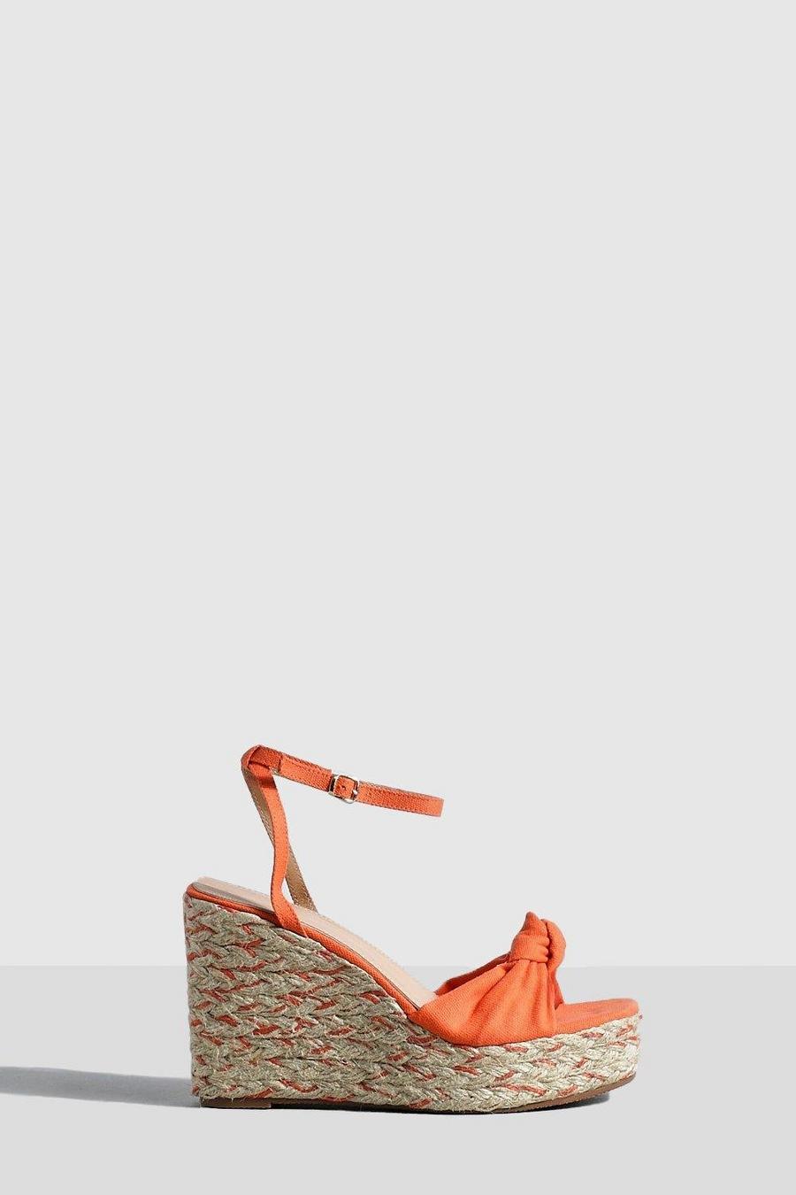 Orange Knot Detail Two Part Wedges