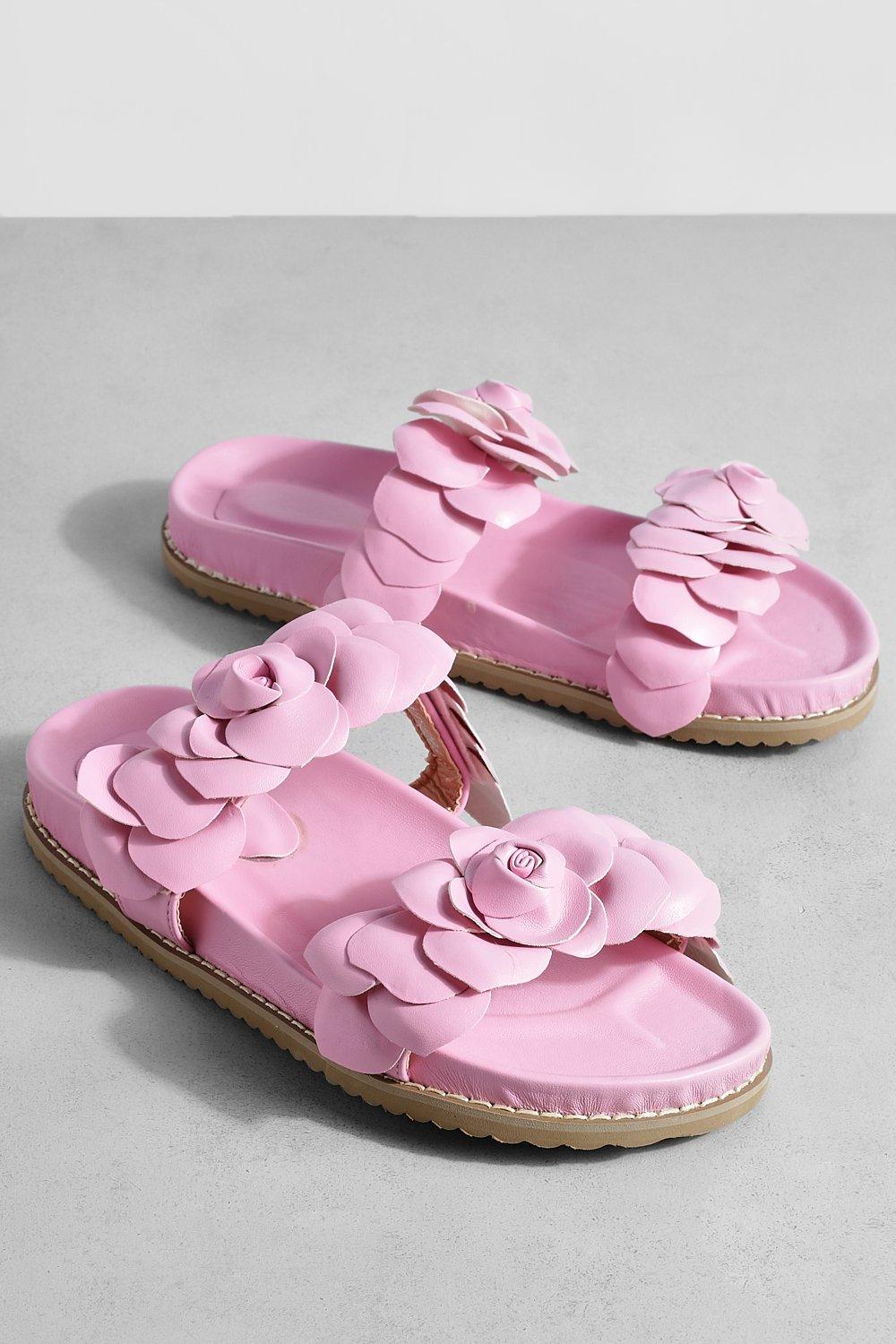 Boohoo sales pink sandals