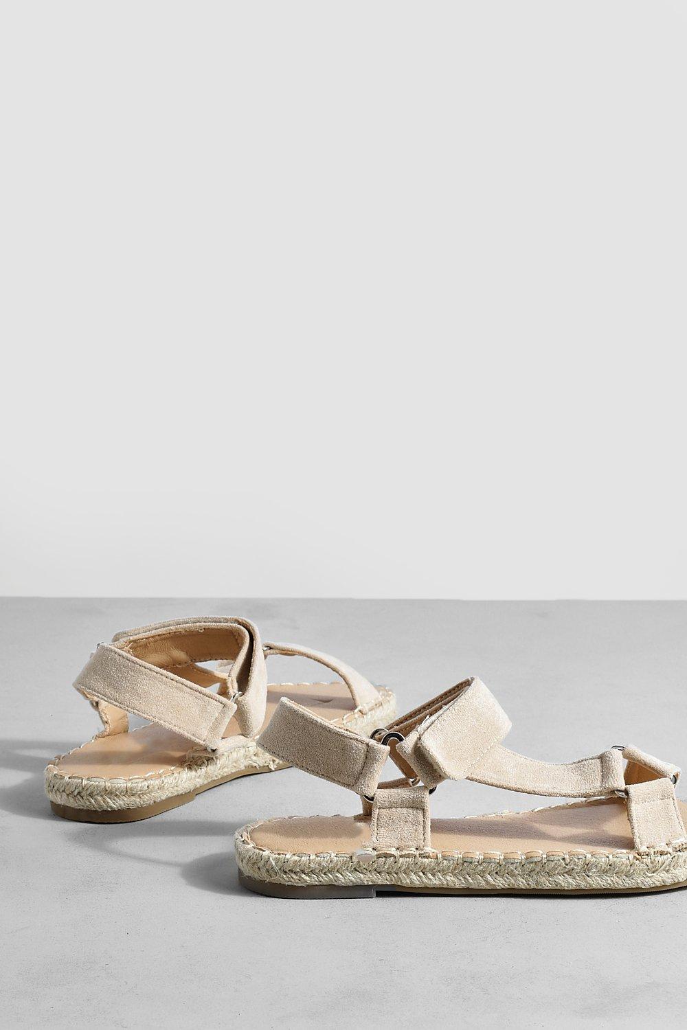 Wedge hot sale sandals boohoo