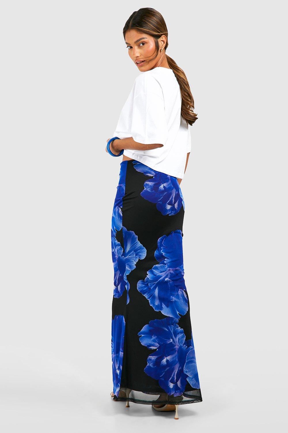 Maxi skirt hot sale layered