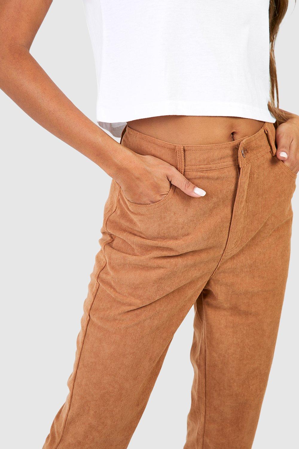 High waisted 2024 corduroy trousers