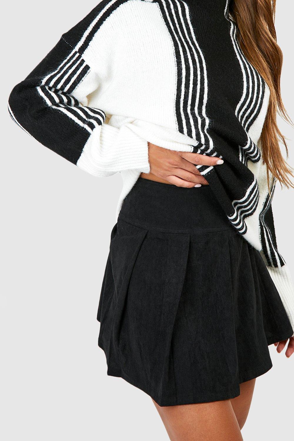 Cord skirt outlet boohoo