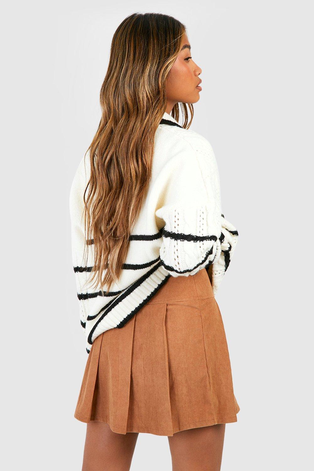 Pleated tennis skirt boohoo sale