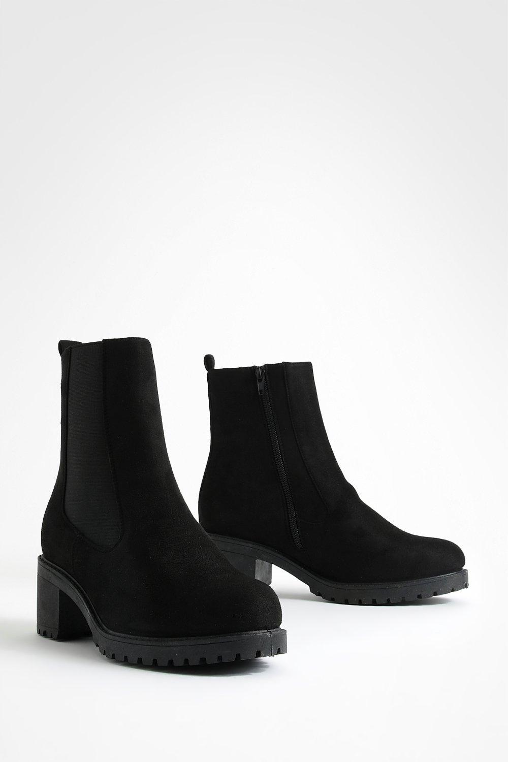Low block heel chelsea boots hotsell