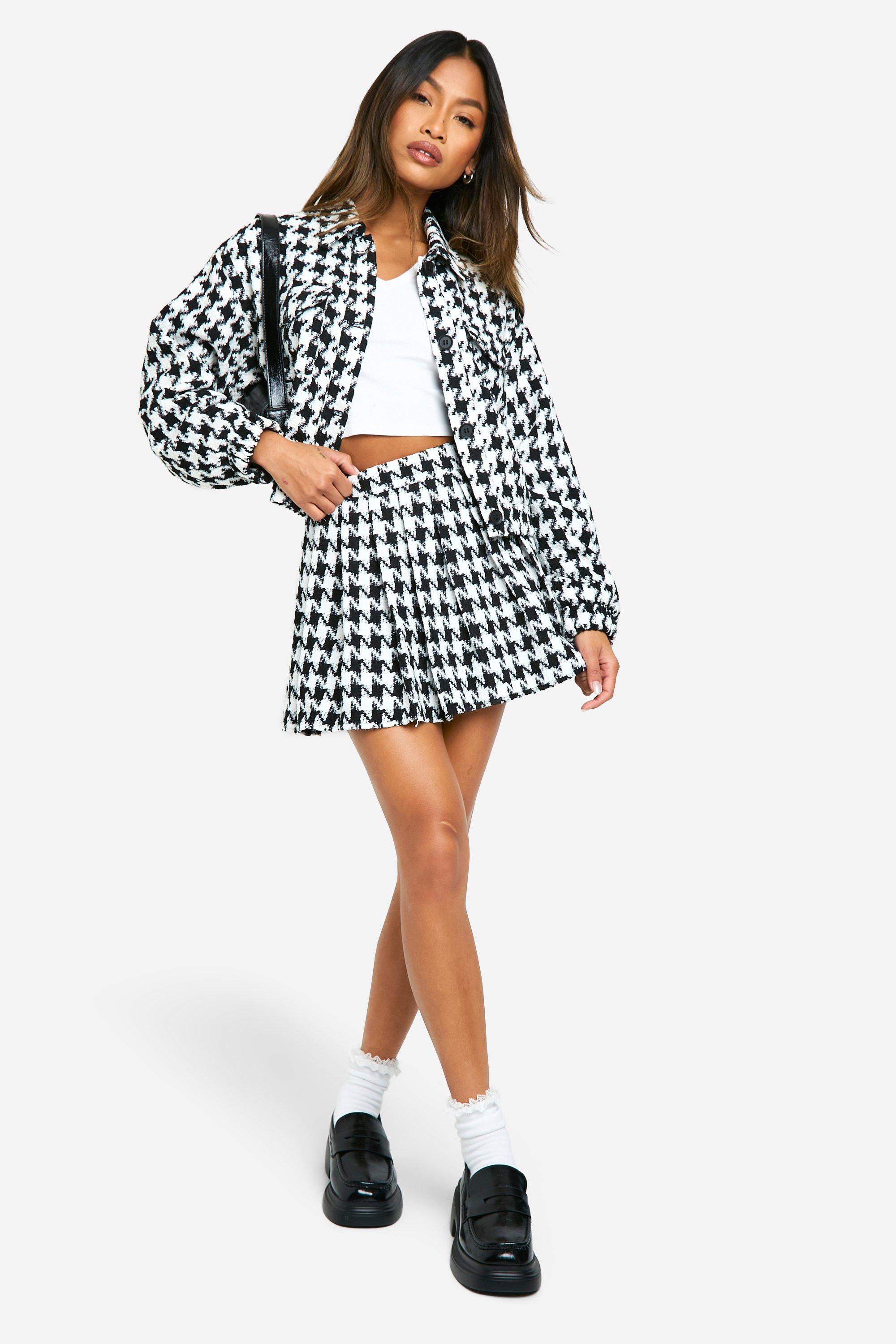 Houndstooth jacket clearance