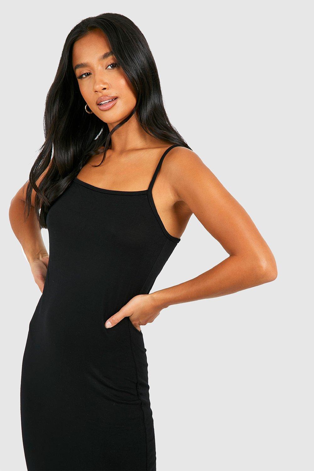 Strappy square neck outlet dress