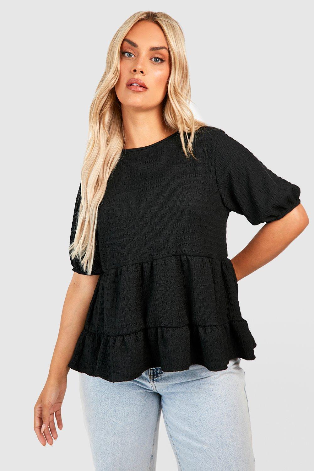 Frill sales smock top