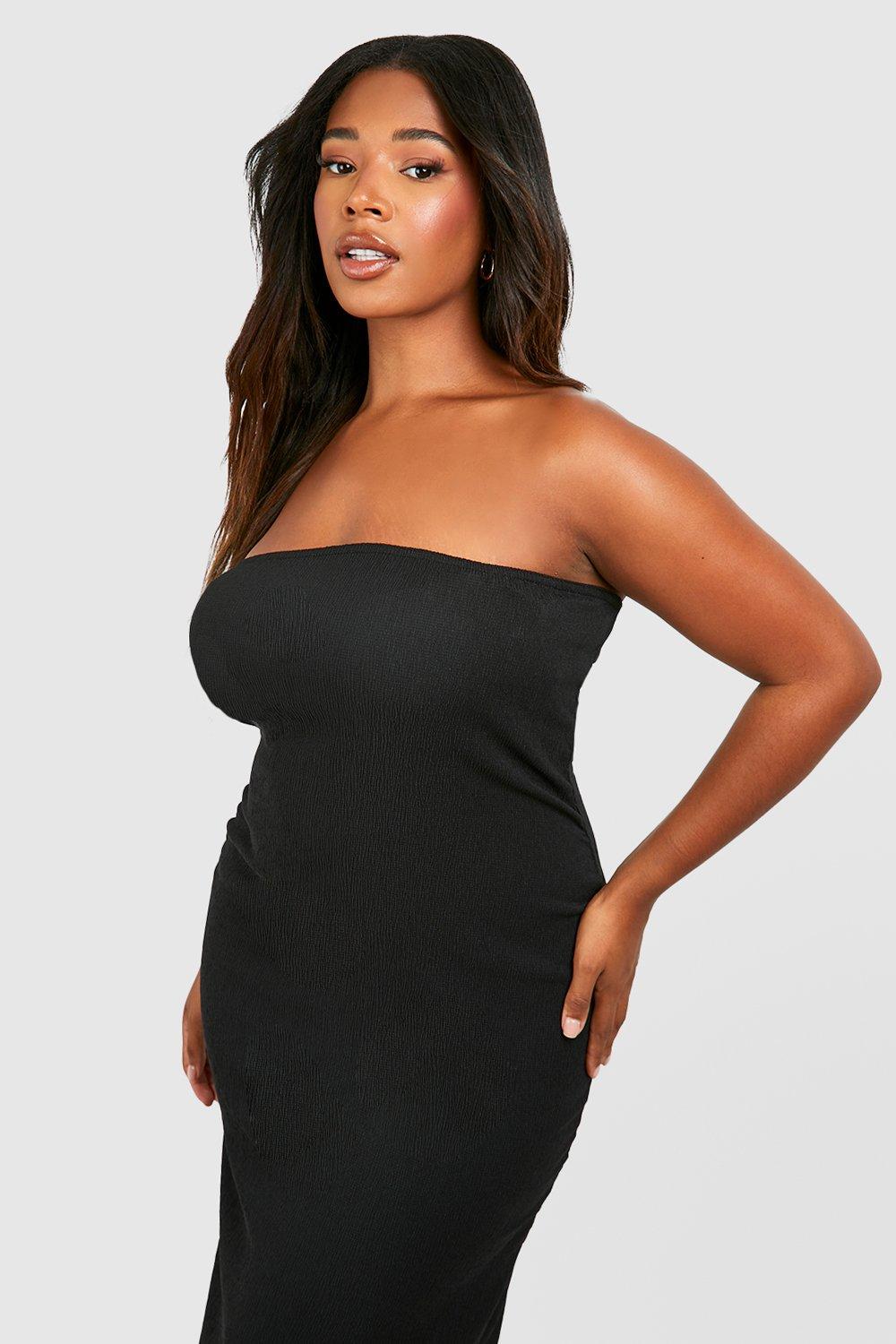 Bandeau split 2024 maxi dress