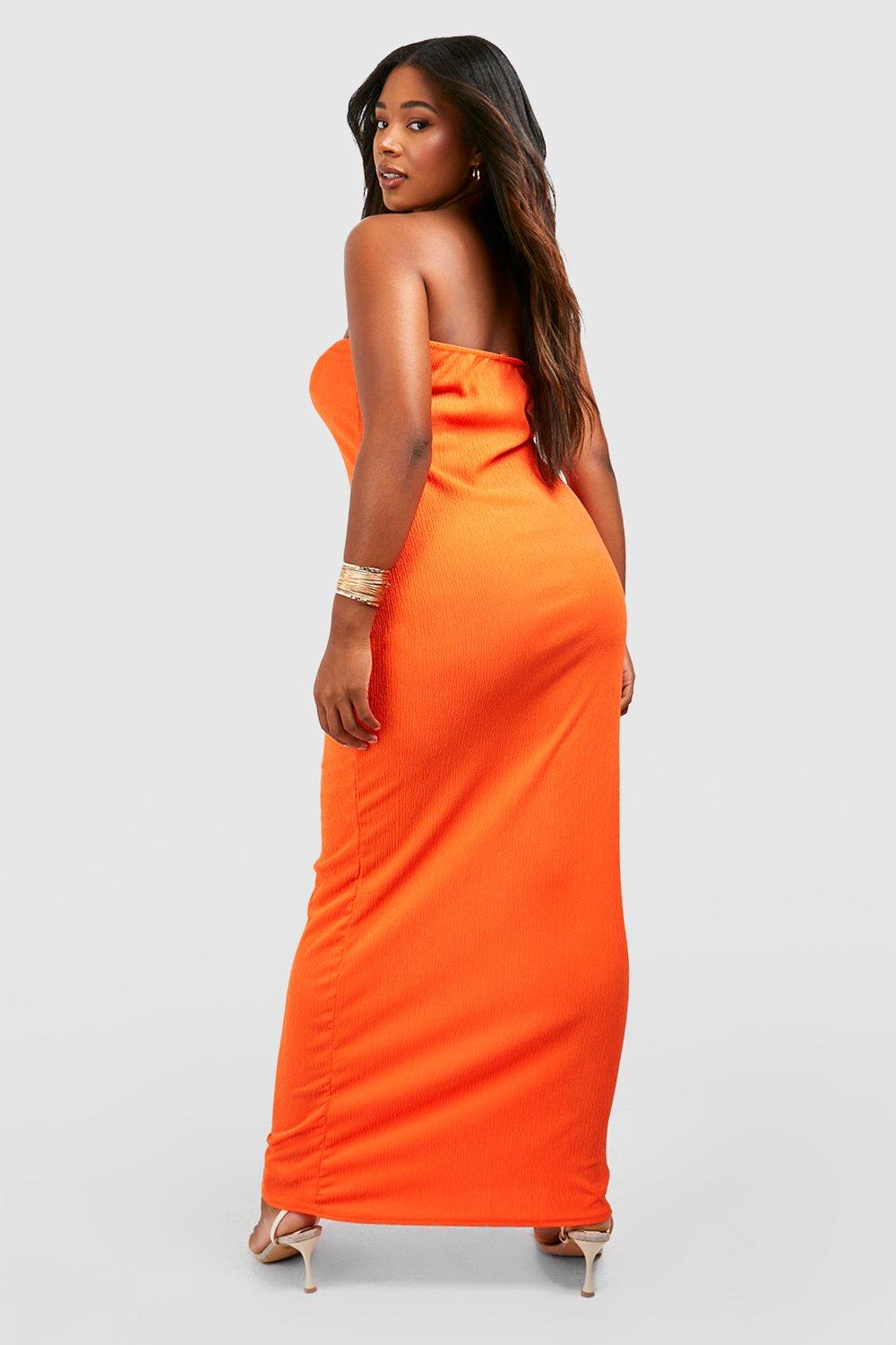 Plus size tube maxi dress best sale