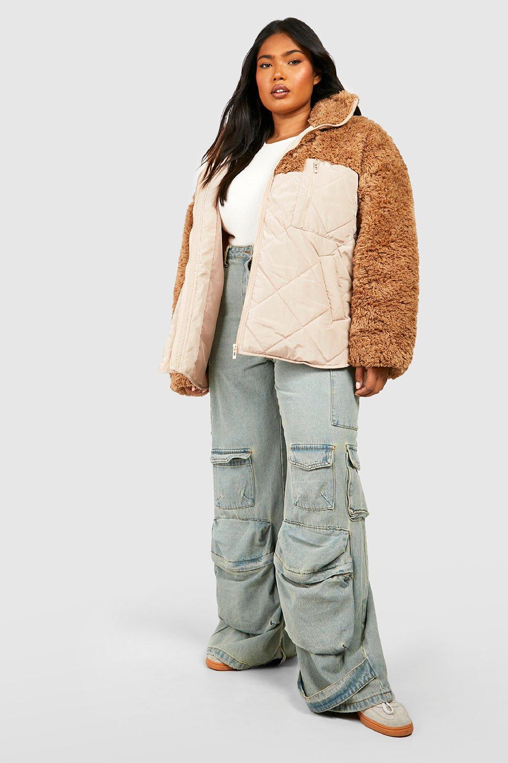 Bershka Faux Fur Vest - Gem