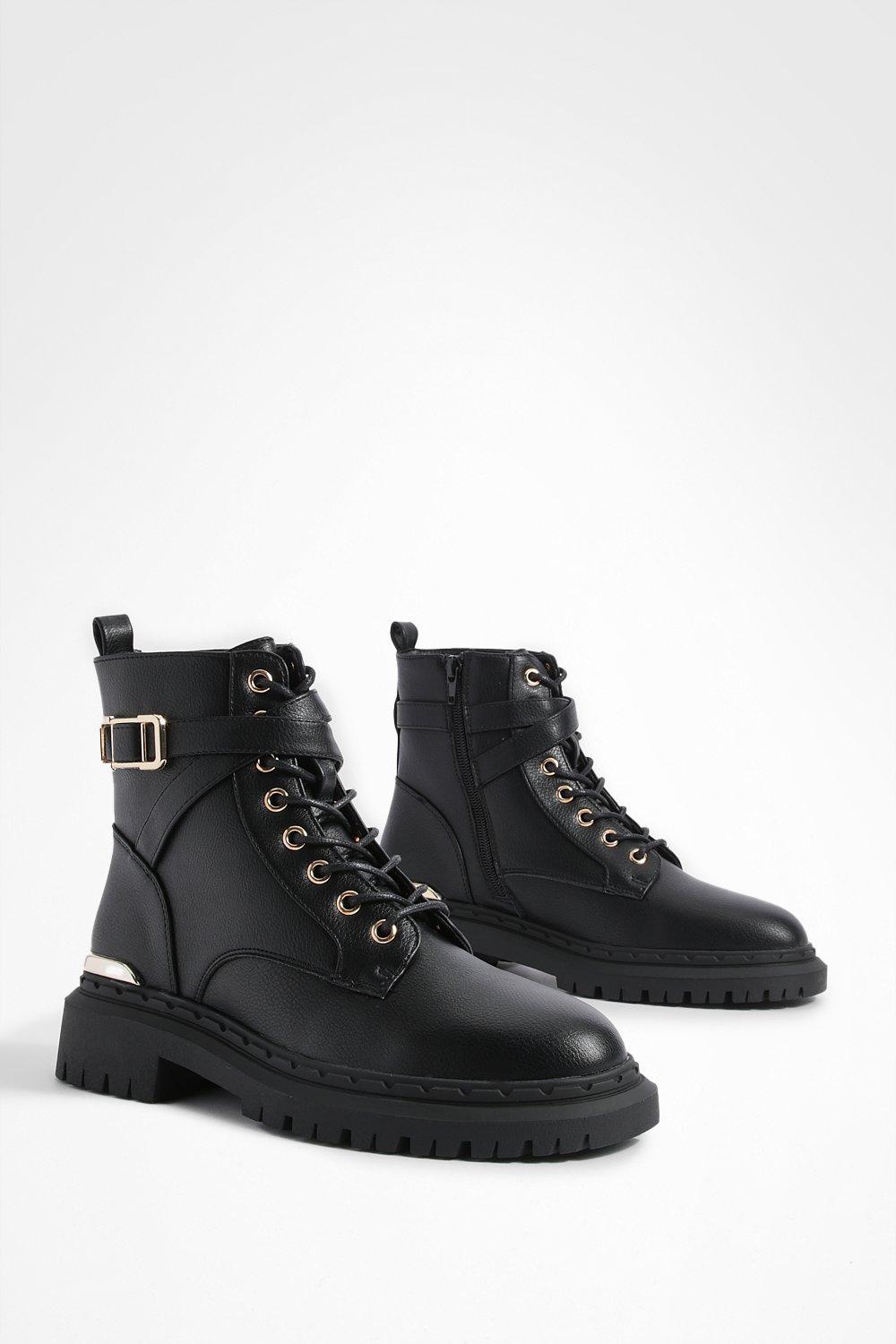 boohoo biker boots