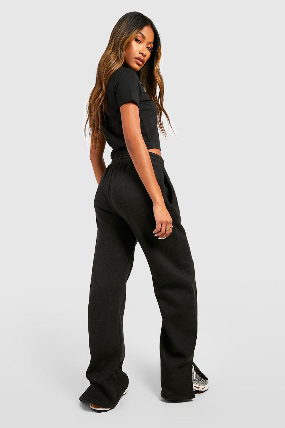 Straight hem jog pants deals