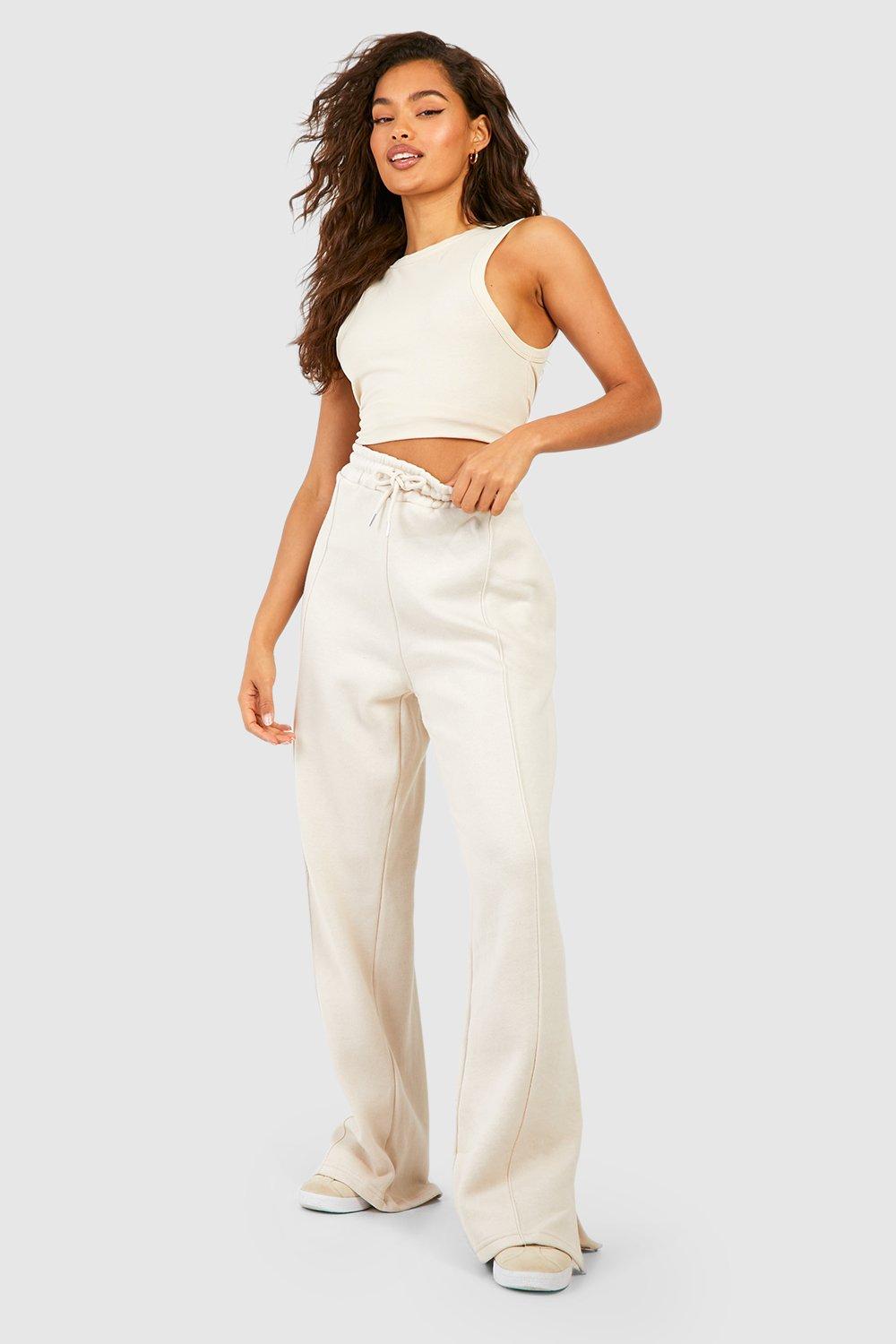 Straight hem hot sale jog pants