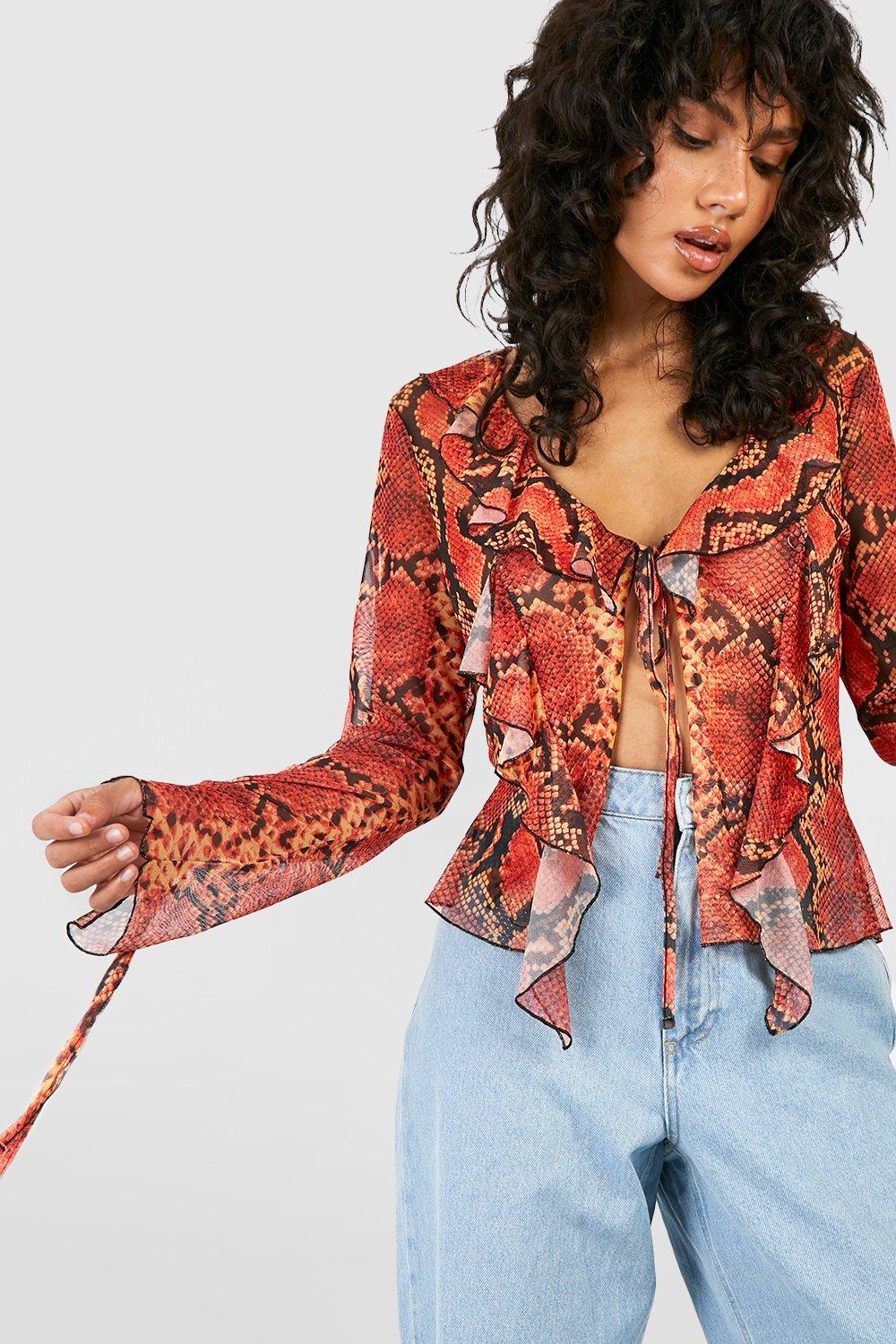 Boohoo 2025 snake print