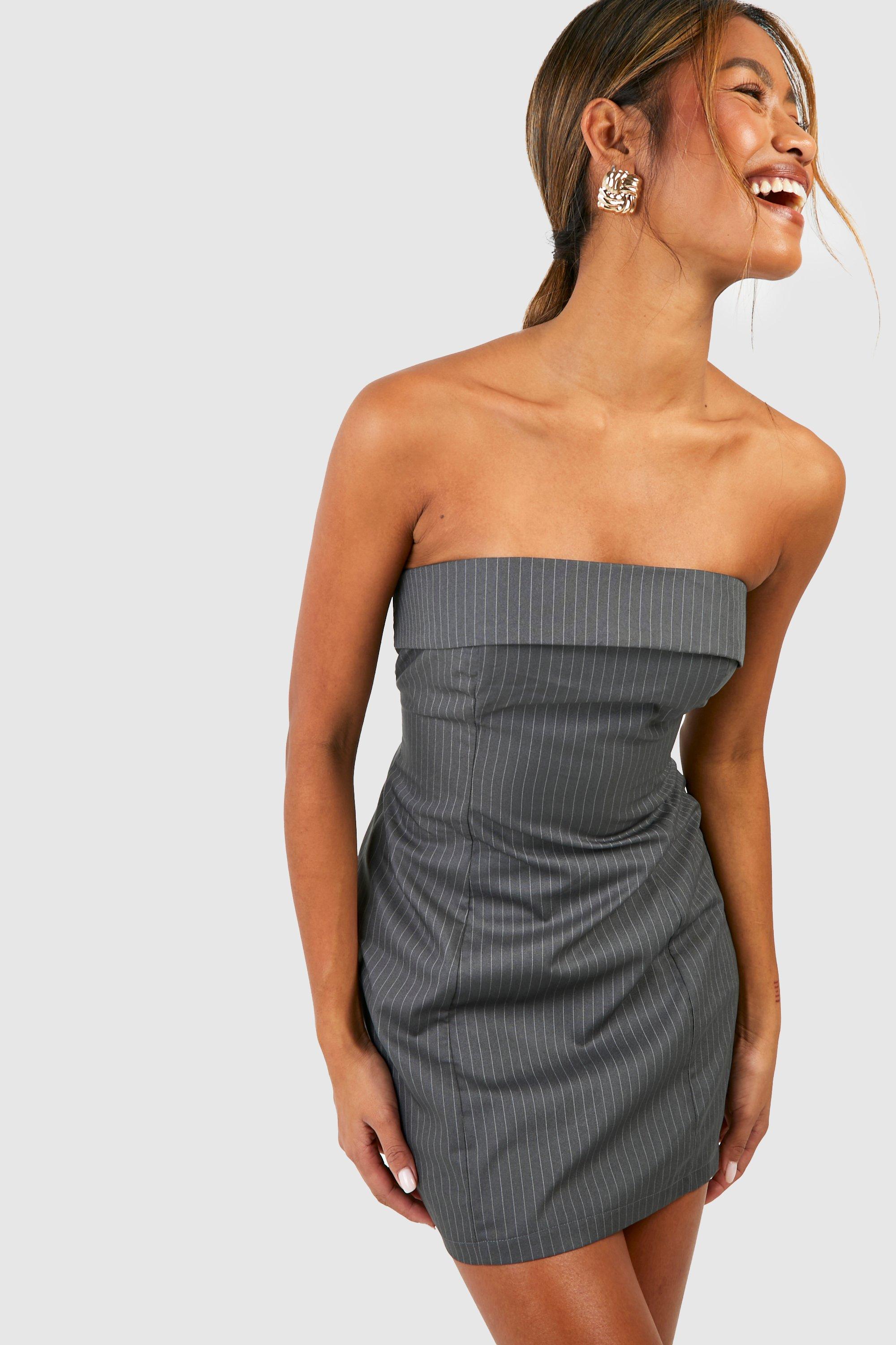 Mini grey dress sale