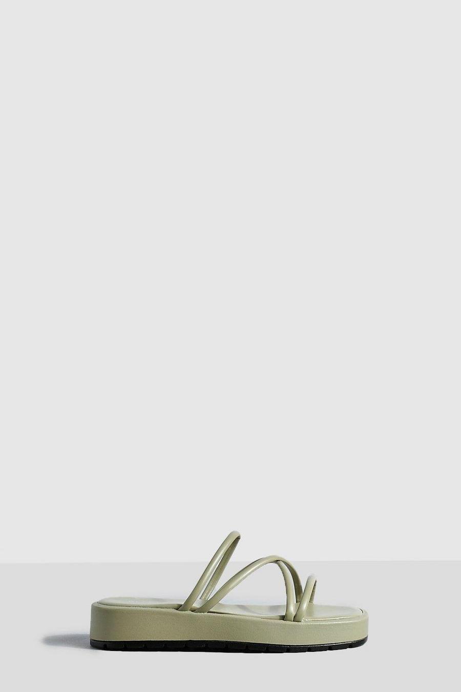 Sandali Flatform con fascette spesse e suola alta image number 1