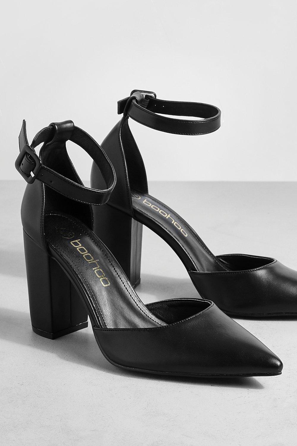 Size 2 black heels uk store