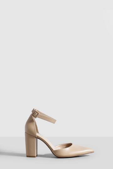2 Part Pointed Heels nude