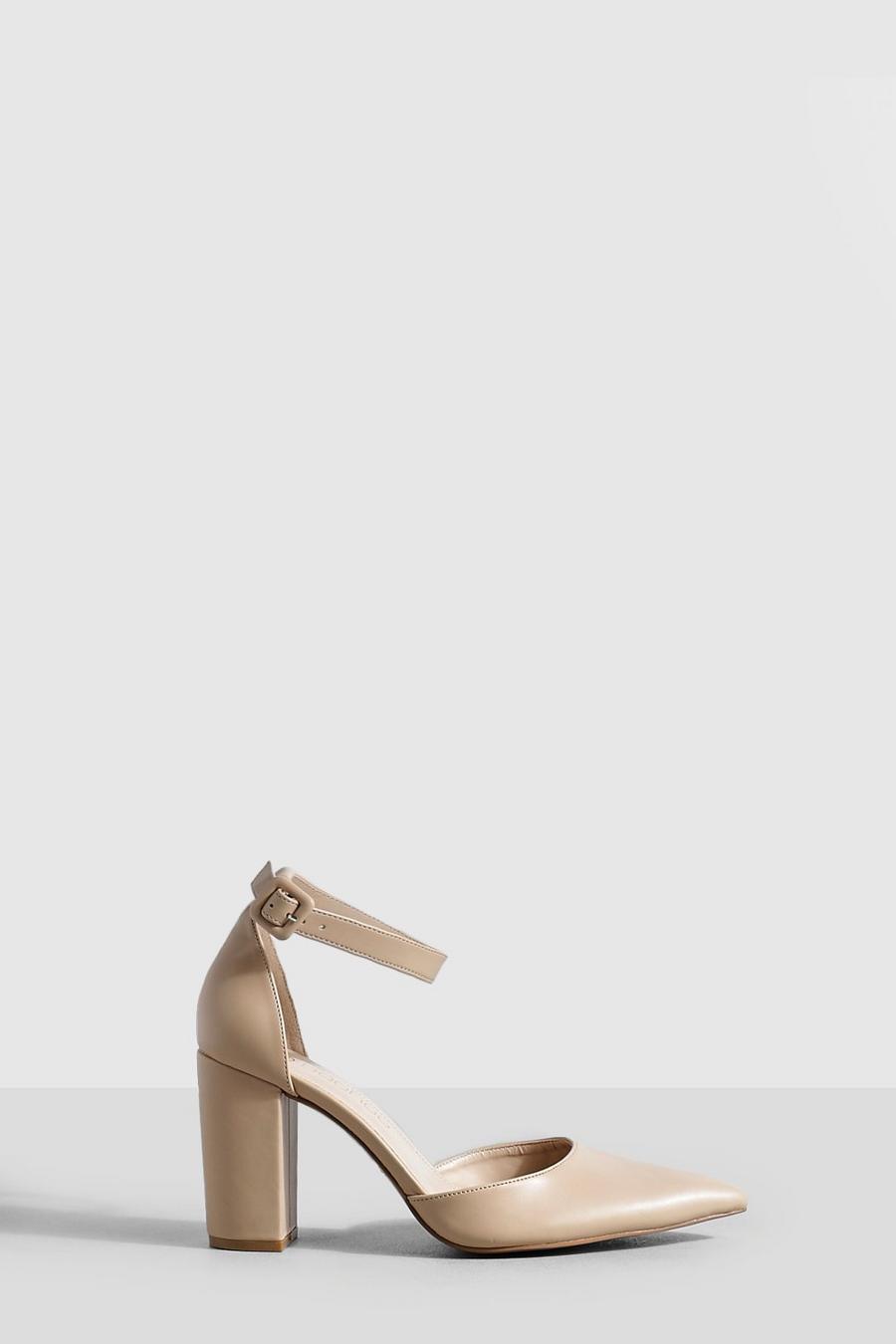 Nude 2 Part Pointed Heels image number 1