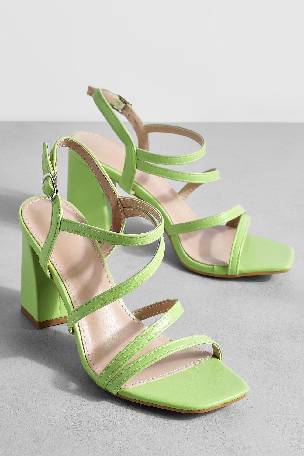 Green block shop heels uk