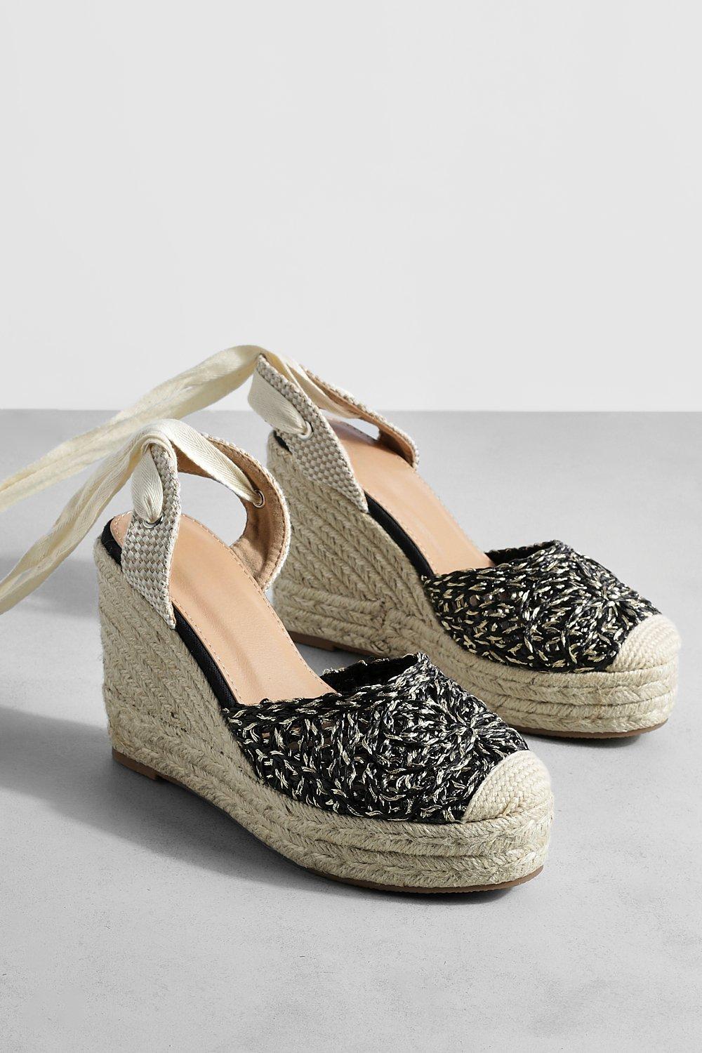 Tie store leg espadrilles