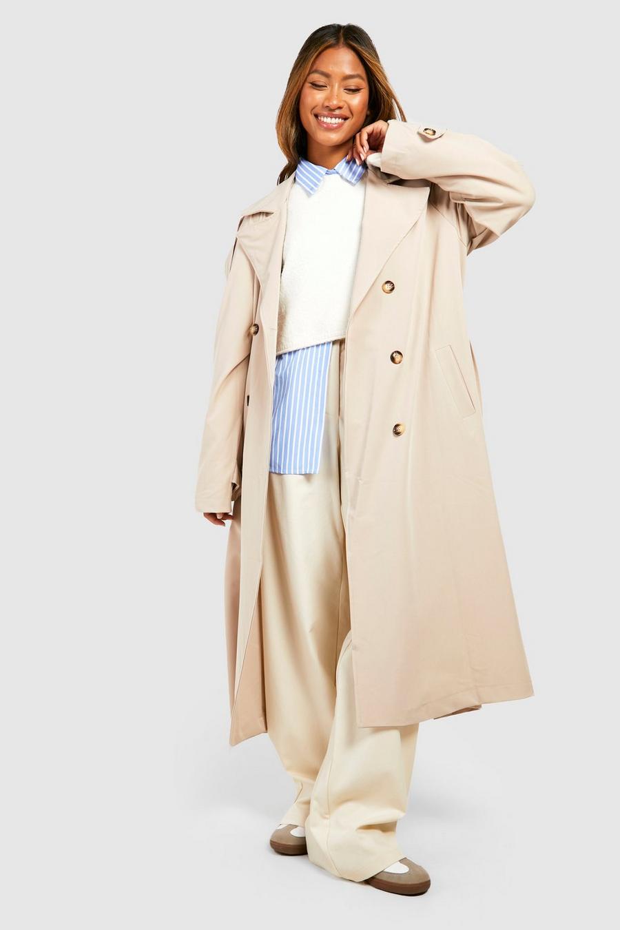 Cappotto Trench maxi, Stone image number 1