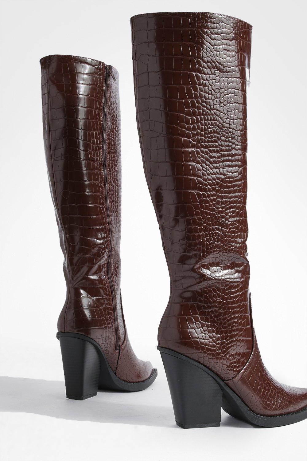 Boohoo 2024 croc boots