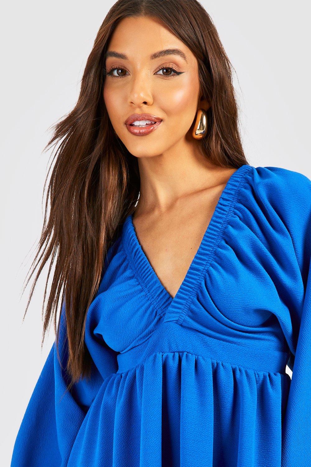 Boohoo cobalt sales blue dress