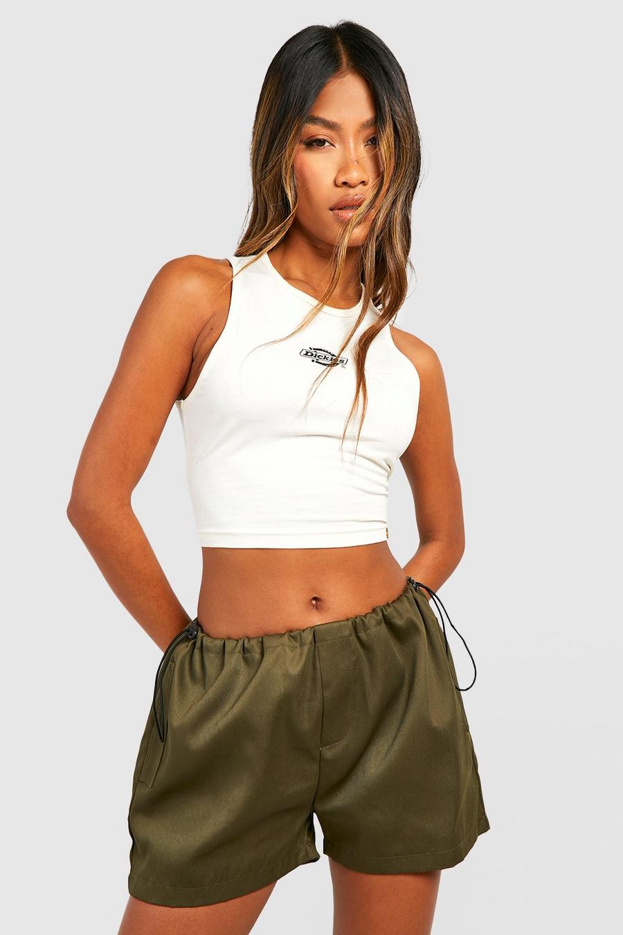 Forest Low Rise Parachute Shorts