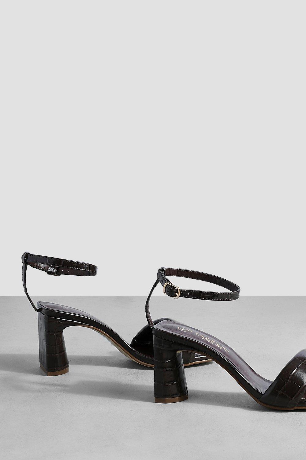 Sandales marron petit discount talon
