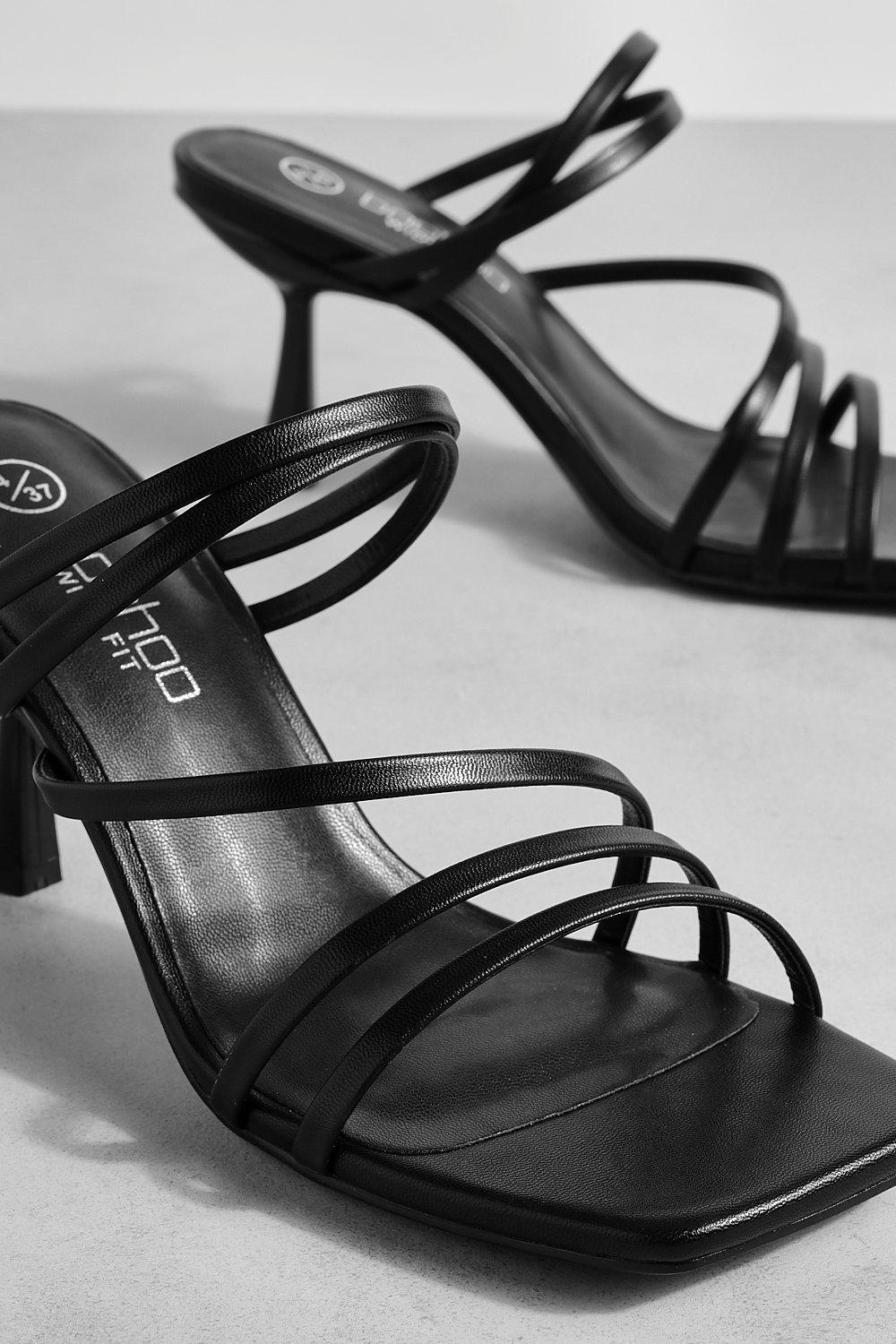 Strappy mule sale sandals