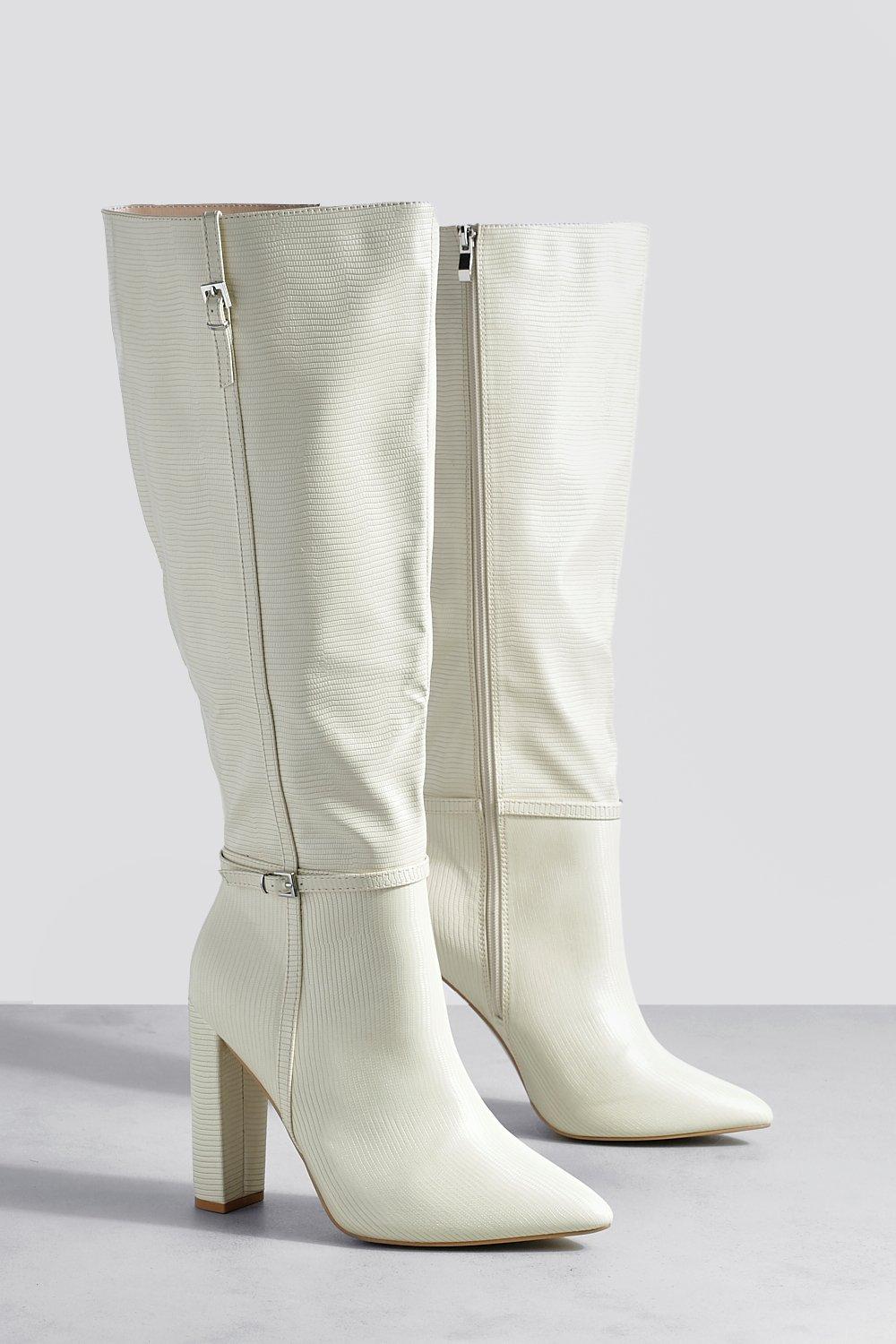 Off white over on sale the knee boots