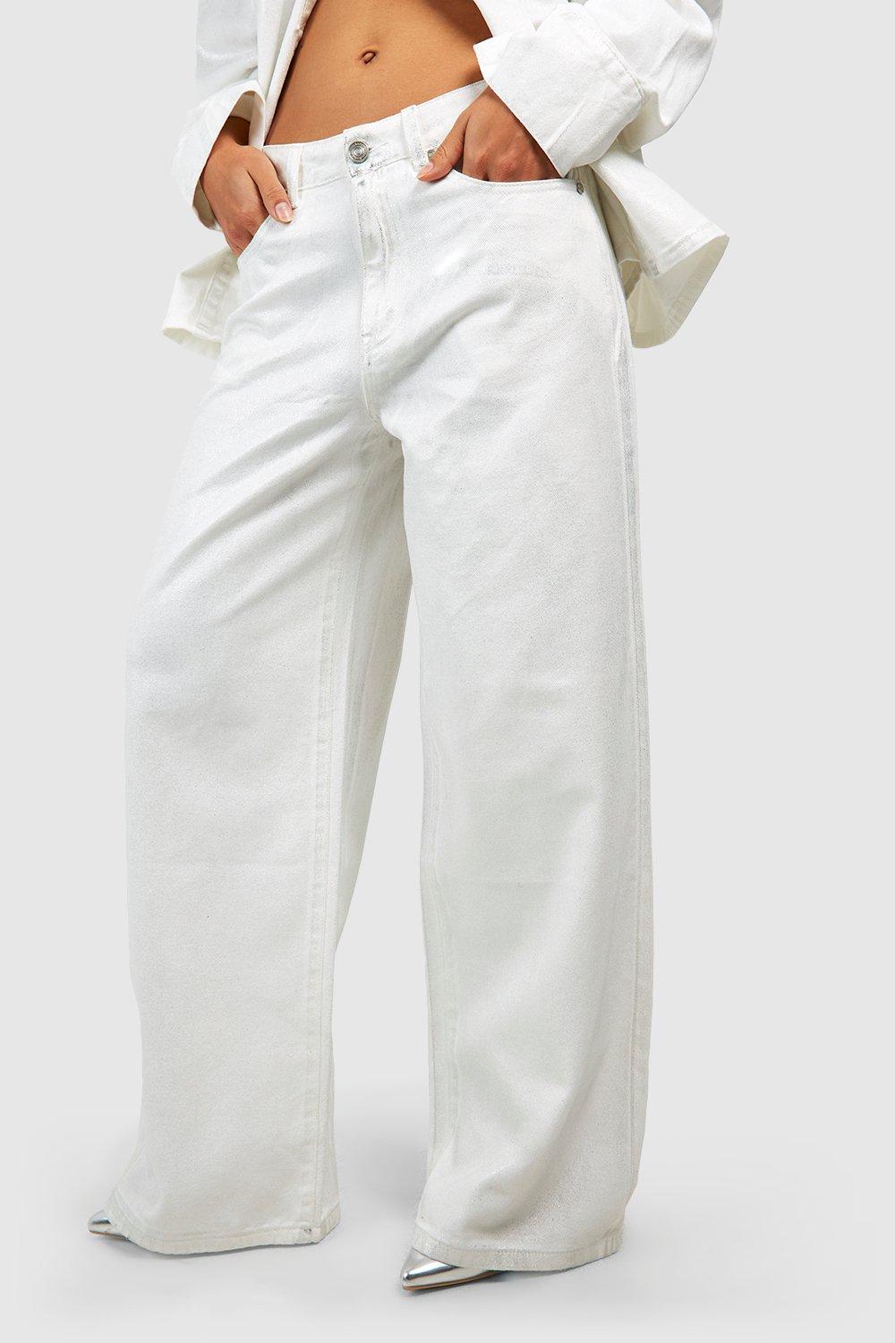 Boohoo 2024 white jeans