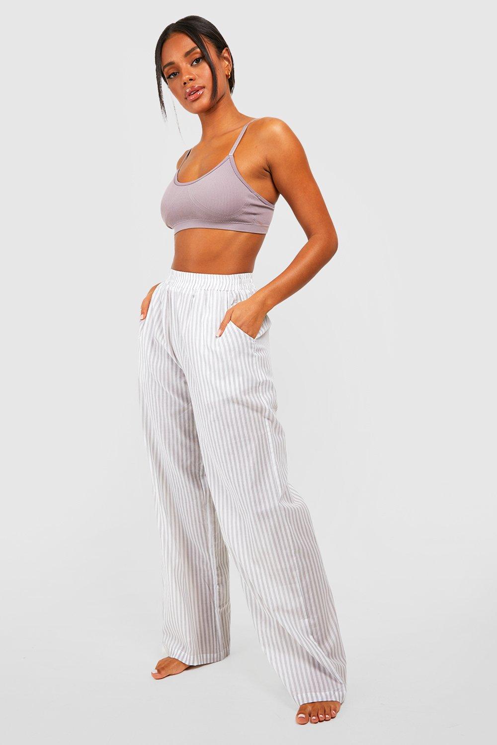 Cotton Stripe Pajama Pants