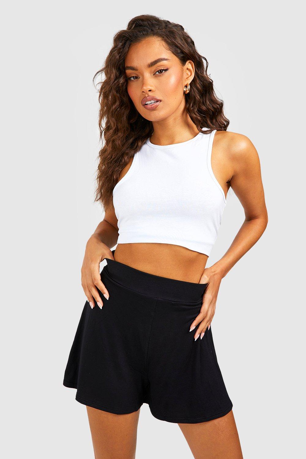 Jersey Knit Flowy Shorts