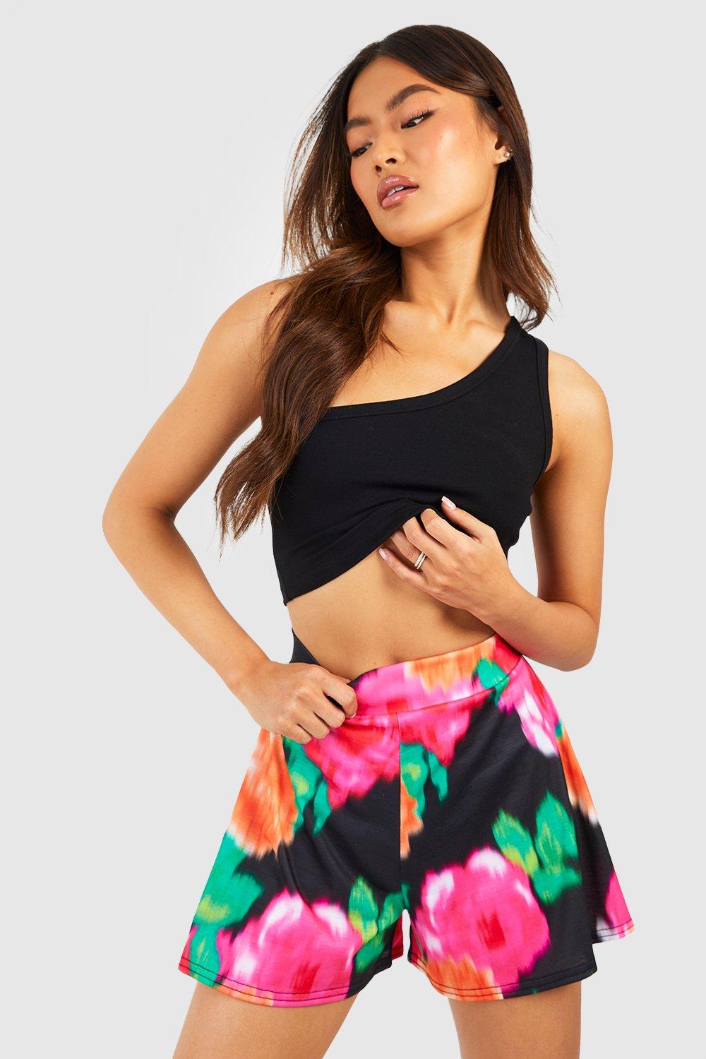 Boohoo black outlet shorts